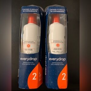 Lot 2 NEW Every Drop  Whirlpοοl Refrigerator  Filter (ΕDR2RXD1)  #2 OEM